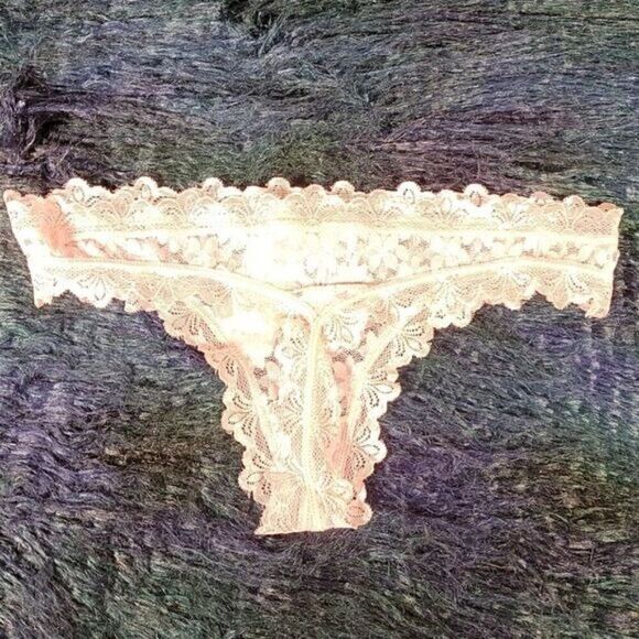 Hers by Herman Seductive Lace Thong Set Sz M - Picture 3 of 10